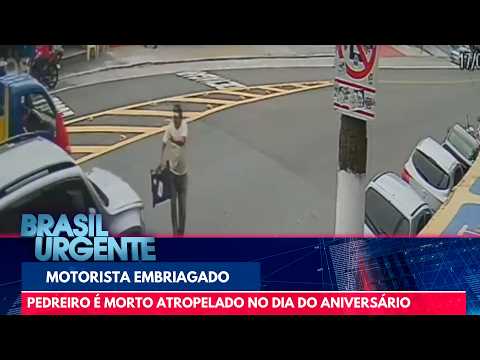 Bricklayer killed by drunk driver on his birthday | Brasil Urgente