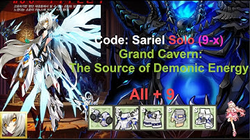 ✬Elsword✬ +  Eve (3rd) - Code: Sariel - Solo - (9-x): Grand Cavern: The Source of Demonic Energy