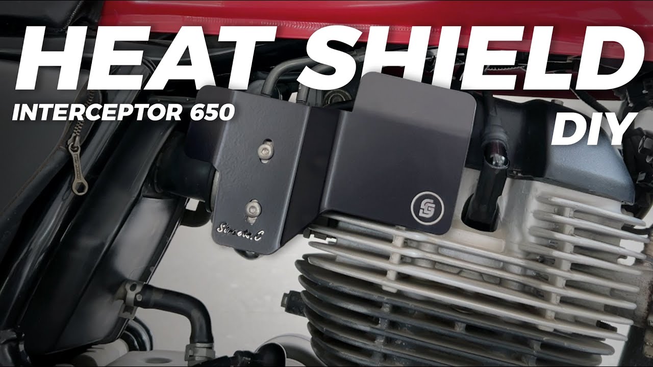 Interceptor 650 - New Custom Heat Shields and Radiator Guard