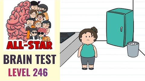 Brain Test All Star Level 246 | Get rid of all unhealthy food in this kitchen | Walkthrough