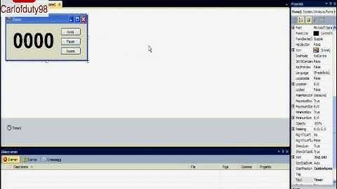 Come creare un timer con Visual Basic