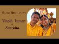 vinoth + surekha haldi  highlight #4k video