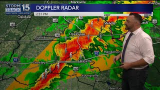 Storms pass through Lafayette and other parts of Acadiana