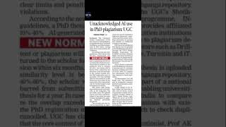Usage of AI in phd