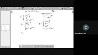 BS Control Engineering, Live on 19-08-2026, week 10 State space modelling