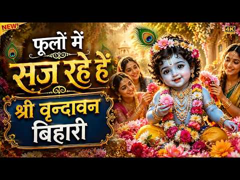 स्पेशल कृष्ण जन्माष्टमी भजन || फूलो में सज रहे है श्री वृन्दावन बिहारी || Phoolo Me Saj Rahe H
