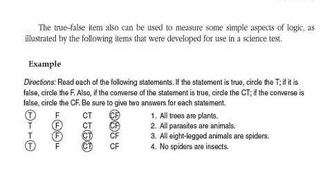 Educational Assessment and Evaluation || Unit 4: Constructing Objective Test Items: Simple Forms