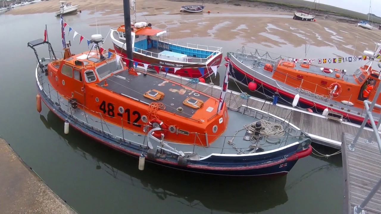 Parade Of Old Ex Rnli Lifeboats At Wells Next The Sea Youtube