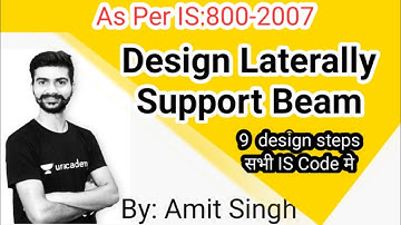 Design  of Laterally Supported Beam Question by Amit Singh