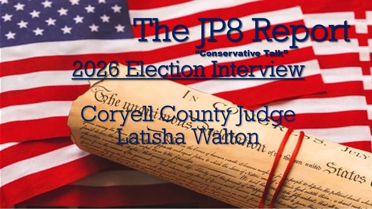 The JP8Report | Latisha Walton Candidate Interview | Coryell County Judge