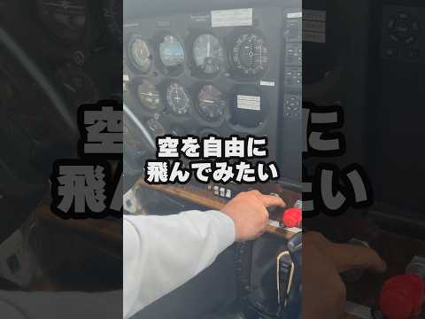 都会の空を飛んでみたらすごかった【 セスナ 遊覧飛行 八尾空港 】#shorts