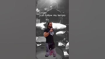 Not your tempo? Too bad. #twitch #drummer #joshclarksounds #bandhumor #humor #bandmemes #meme