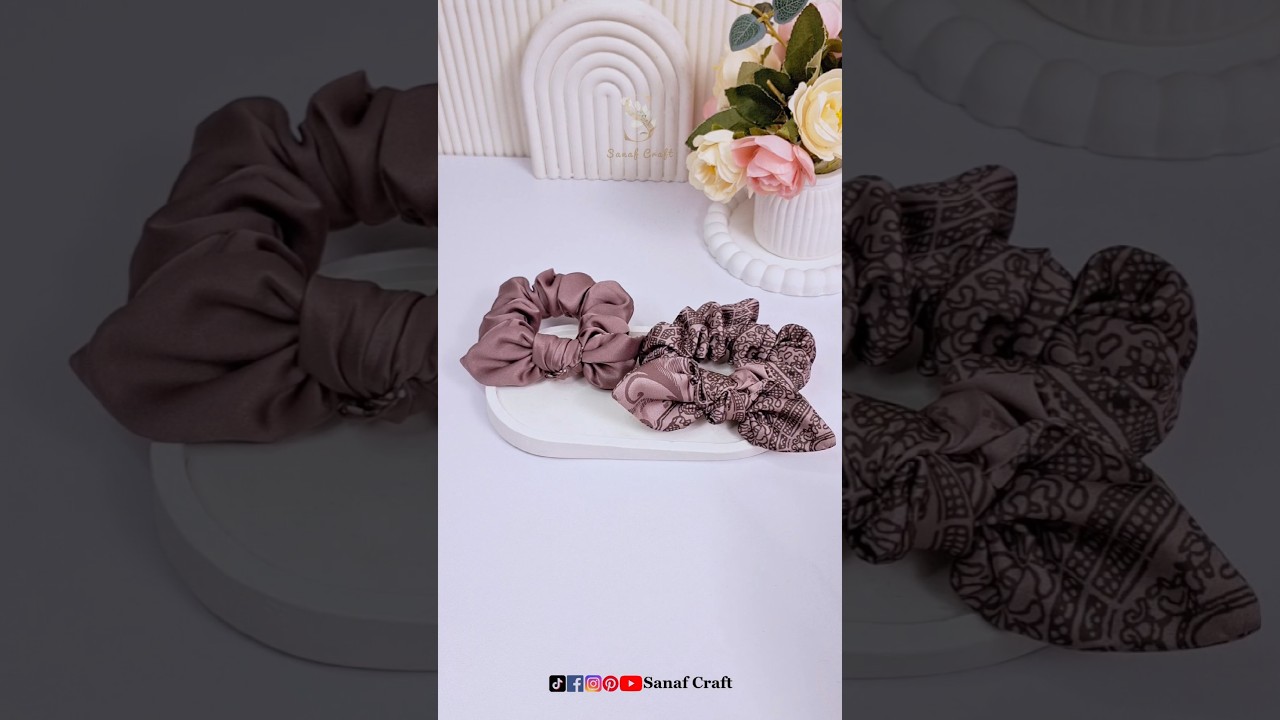 ADORABLE Knotted Bow Scrunchies!