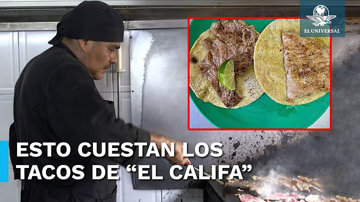 ¿Cuánto cuestan los tacos de “El Califa de León”, taquería con una estrella Michelin?