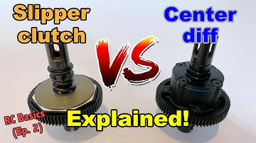 Slipper clutch vs. Center differential, explained!  (RC Basics #2)
