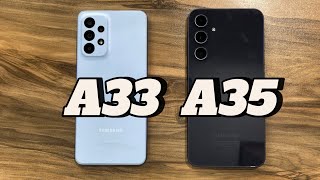 Samsung Galaxy A33 vs Samsung Galaxy A35