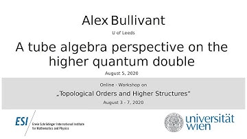 Alex Bullivant - A tube algebra perspective on the higher quantum double