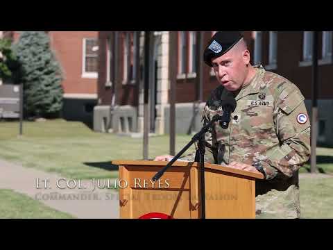 STB 1st TSC Change of Command Ceremony