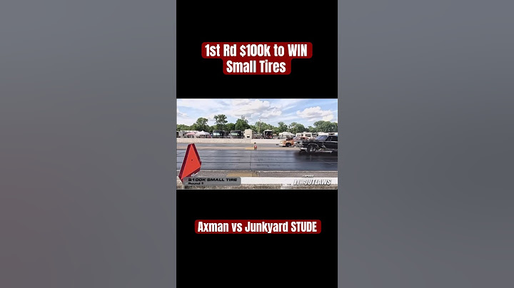 1st rd small tire for $100k up on my YT channel #race #racing #racecar #dragrace #racer #noprep