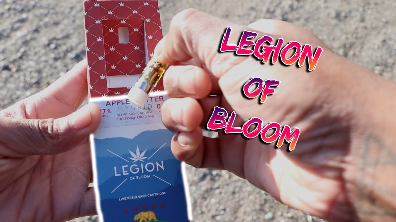 NEW VAPE CART! LEGION OF BLOOM APPLE FRITTER 🍎