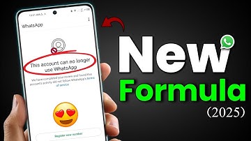 This account can no longer use Whatsapp Problem New Solution 2025 | WhatsApp Unban Solution New 2025