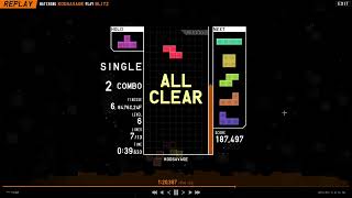 SDPC DPC loop and i get another personal best in blitz 253K -- tetr.io