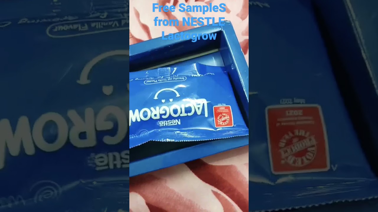 #free samples from NESTLE lactogrow #ytshorts