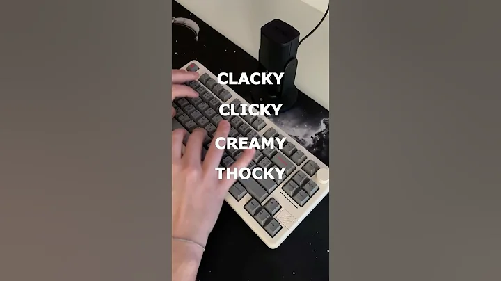 Clacky vs Clicky vs Creamy vs Thocky | Typing Sound Showdown [ASMR] #shorts