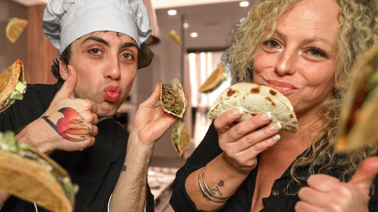 cocinando tacos con mi mami 🌮👩🏼‍🍳