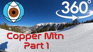 360° Video – Extreme Sports VR / Experience Snowboarding Copper Mountain in 4K