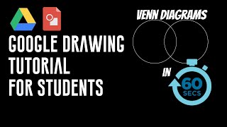 How to Make a Graphic Organizer in Google Drawings in 60 Seconds: Student Tutorial