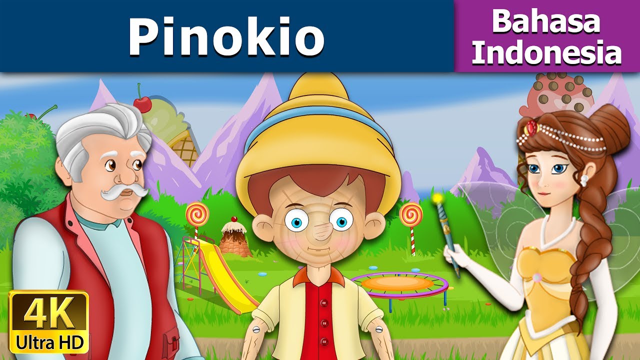 Pinokio Cerita Untuk Anak Anak Animasi Kartun 4K