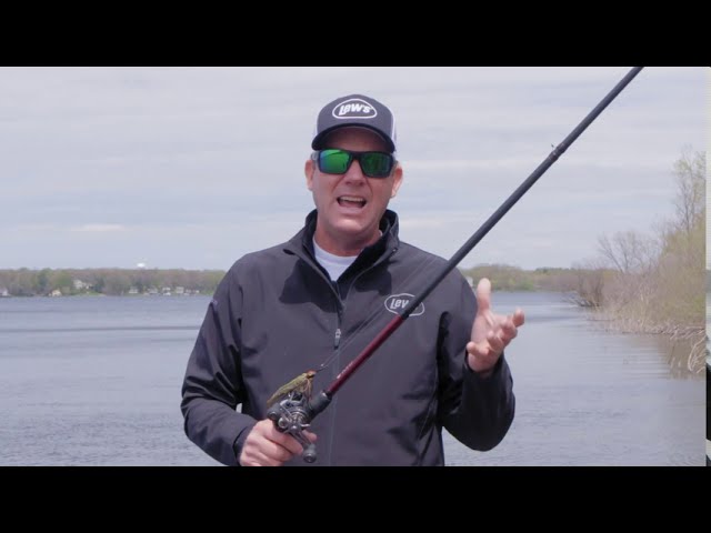 Kevin VanDam on the Lew's KVD Rod Series 