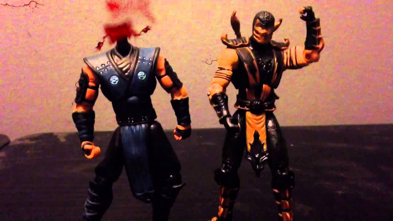 Mortal Kombat scorpion fatality (stop motion) YouTube
