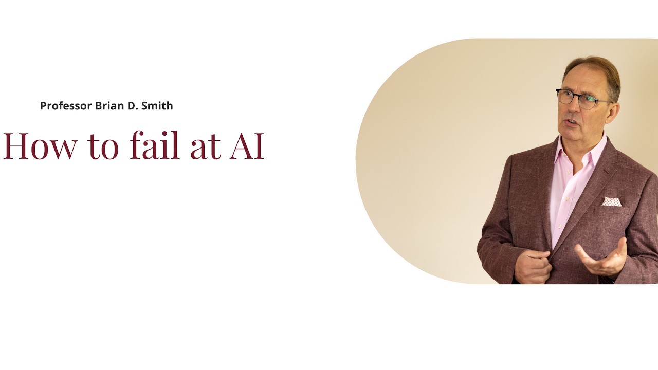 How to fail at AI