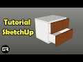 TUTORIAL SKETCHUP MUEBLES - Diseño de cajones