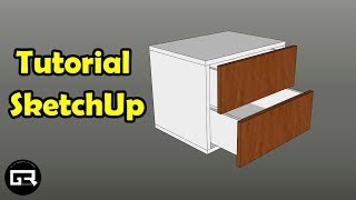 TUTORIAL SKETCHUP MUEBLES - Diseño de cajones