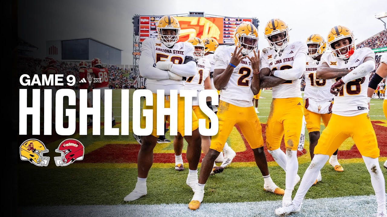 Arizona State Football vs. Iowa State | Game 9 Highlights