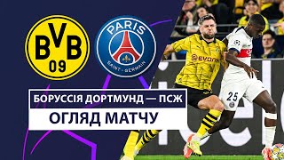 Borussia Dortmund — PSG | Mbappe had a chance | Highlights | 1/2 ...
