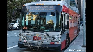 (Short Ride) SFMTA 2013 New Flyer XDE40 # 8634 on Route 43