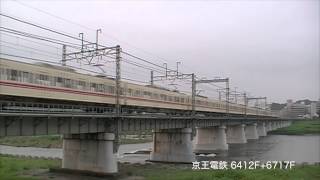 京王6000系 6412F+6717F 回送列車