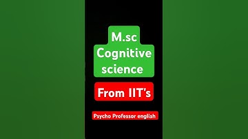 M.sc Cognitive Science