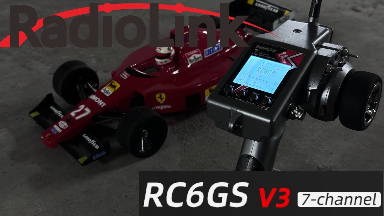 Radiolink RC6GS V3 Testing-Review & Cool 9030 ESC F1 Racing - YouTube