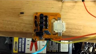 RobG 10w WS2811 RGB Floodlight Driver Testing