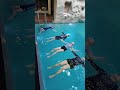 Back Float 15 ft deep pool non swimmer level #shorts