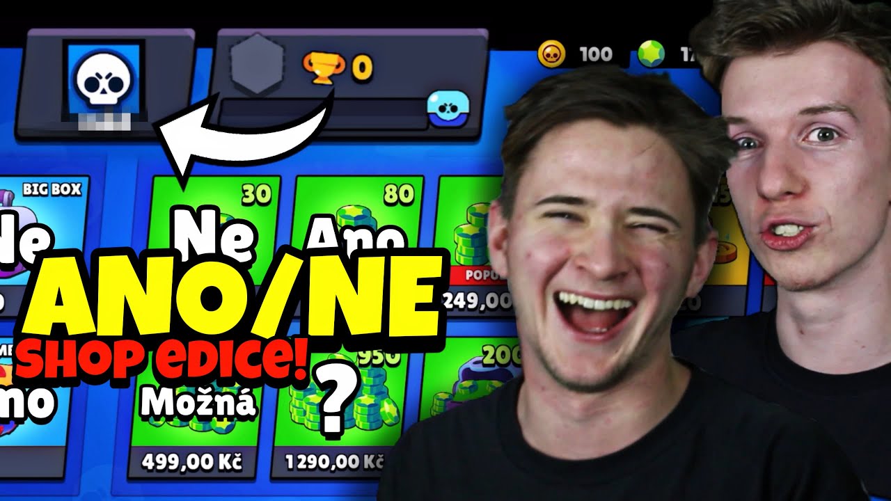 ANO/NE shop edice... Ale z NOVÉHO ÚČTU!