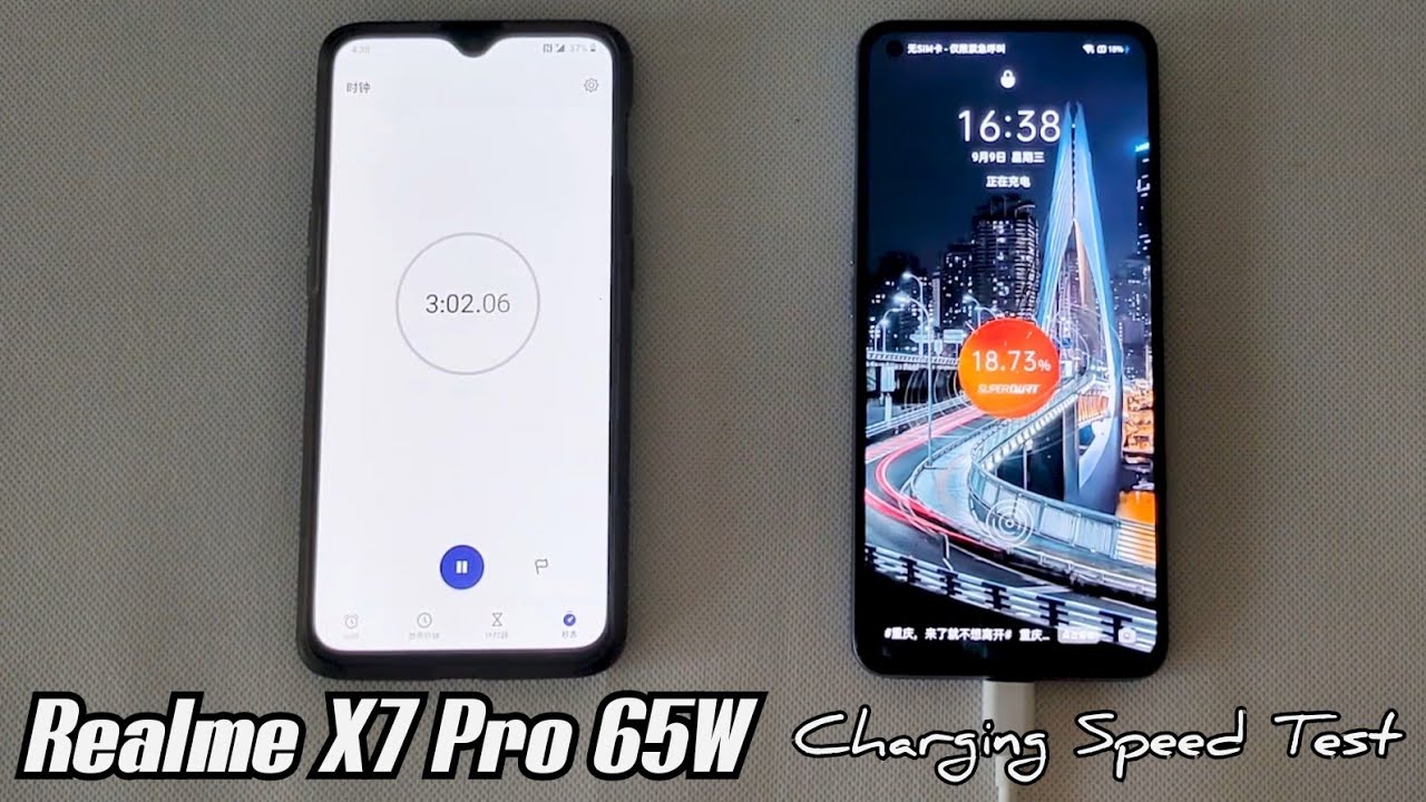 Realme X7 Pro ( 65W ) - Charging Speed Test - YouTube