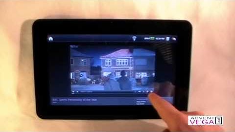 BBC iPlayer Demo on the Advent Vega Tablet PC