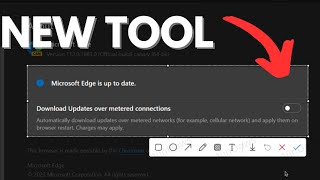 how to enable & use new screenshot tool in microsoft edge