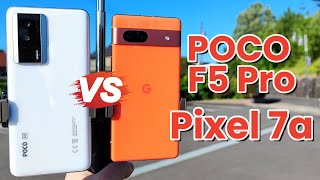 POCO F5 Pro vs Pixel 7a Deep Camera Comparison! 4K UHD Video and Photo Day and Night Skyline!